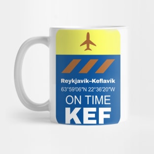 Reykjavik Keflavik KEF airport 2 Mug